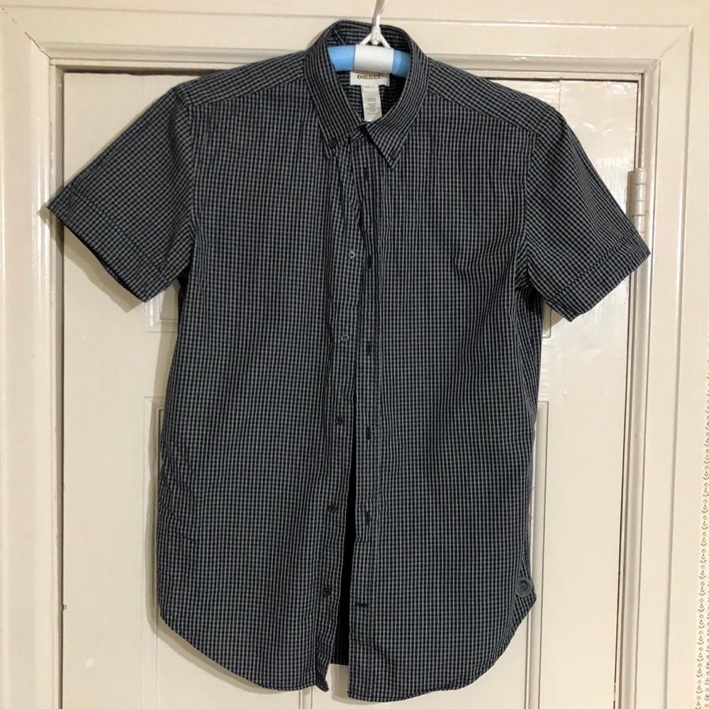 Diesel Short Sleeve Button Down